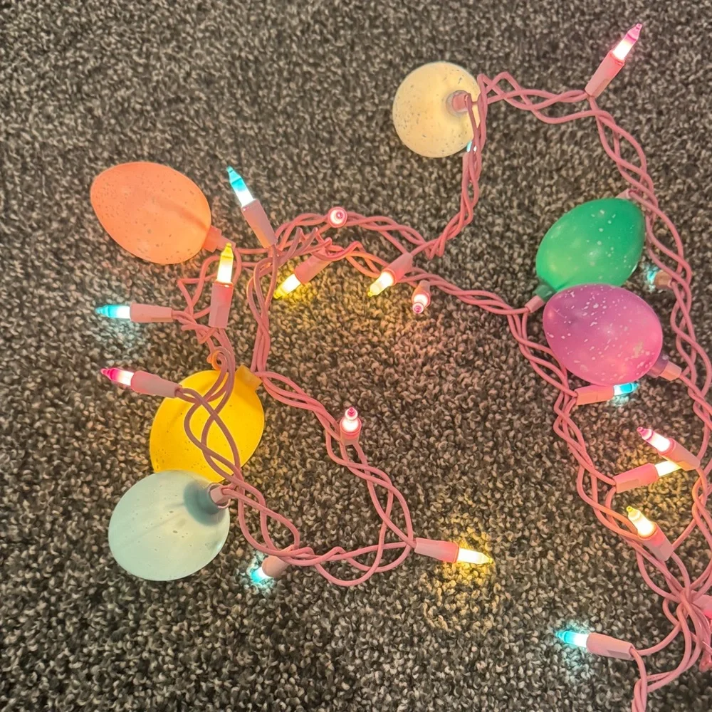 Colorful Easter Egg String Lights